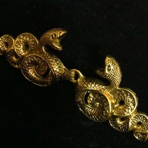 gold snake cloak clasp